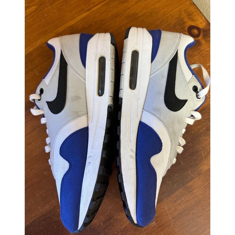 Nike Air Max 1 SC White Deep Royal Blue FD9082-100 Mens Sneakers Running Shoes - Picture 4 of 8